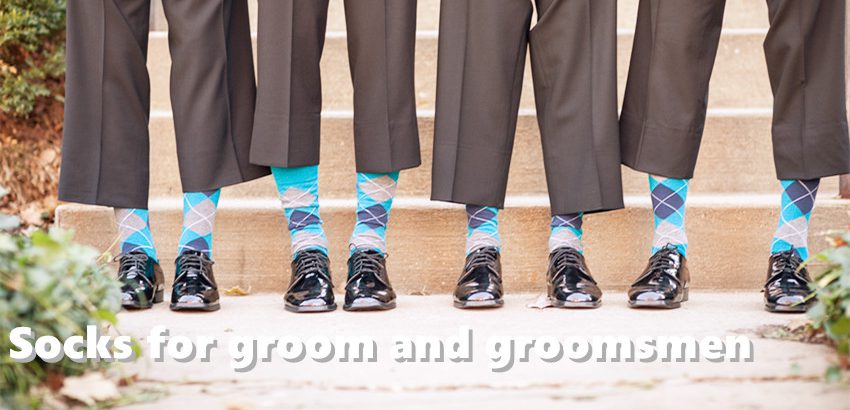 socks for groom and groomsmen