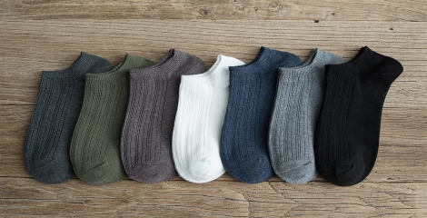 combed cotton socks